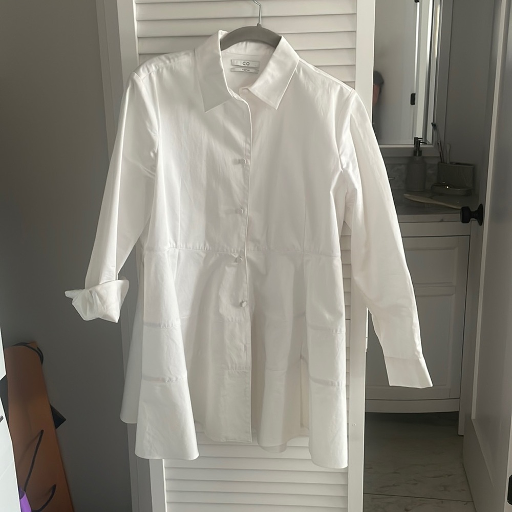 Co white long sleeve shirt